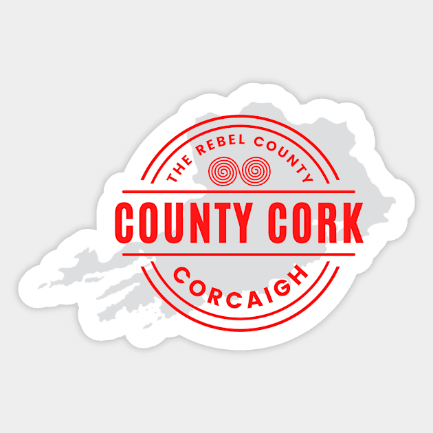 County Cork Sticker by TrueCelt